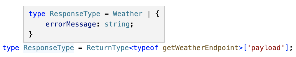 Payload part of the endpoint handler's return type