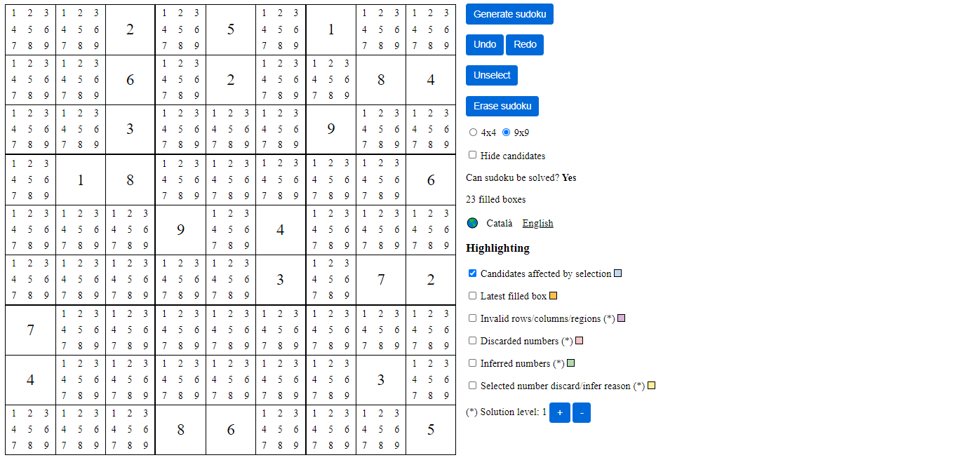 sudoku generator project